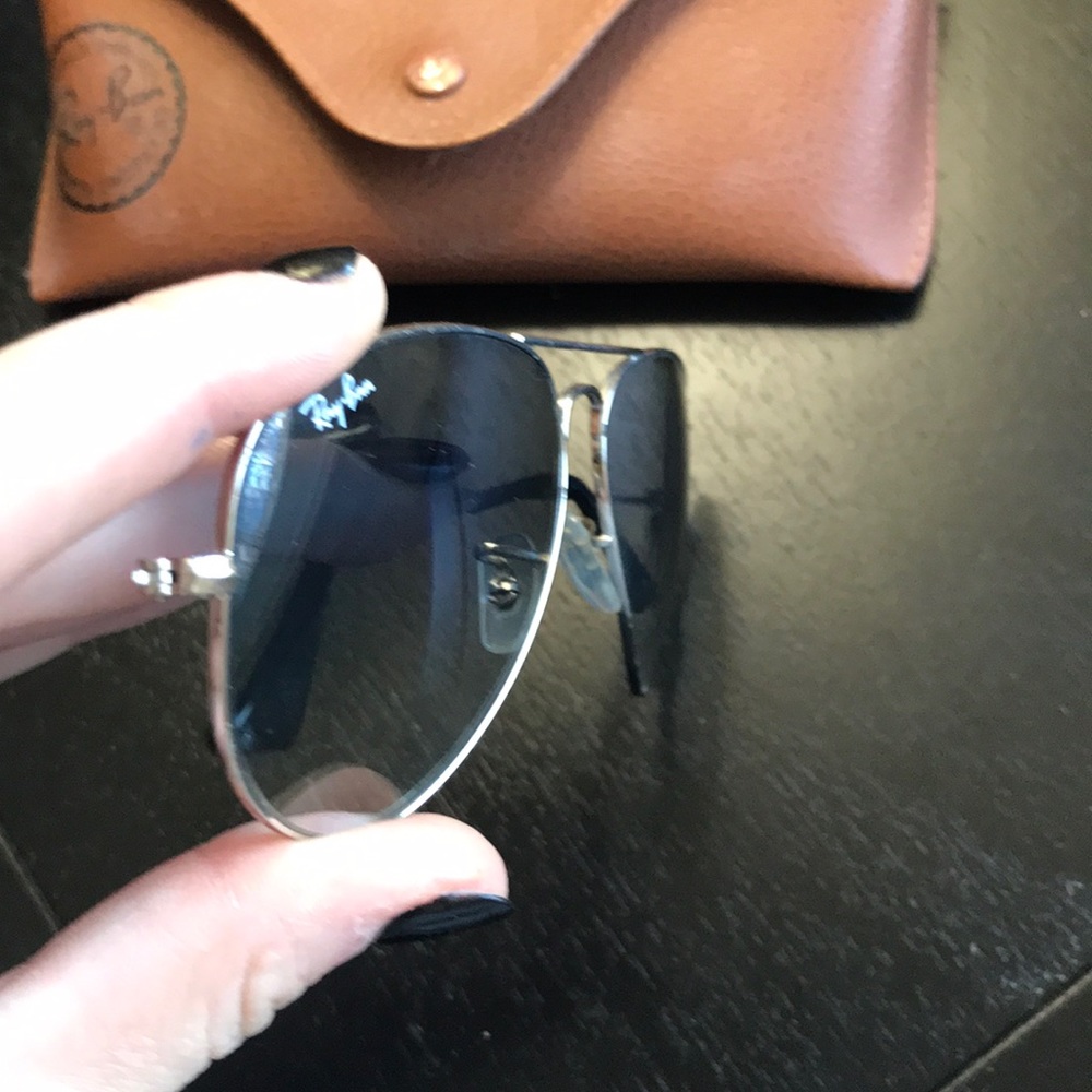 Aviator Blue Ombré Ray Bans - Picture 4 of 8